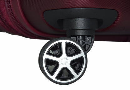 Maleta Mediana Rígida 68cm Expandible | ABS Premium con 4 Ruedas 360° y Cerradura de Combinación