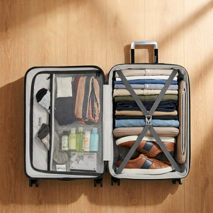 Maleta de Cabina 55x40x20 Expandible Vigo | Rígida 4 Ruedas TSA | 6 Colores