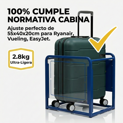 Maleta de Cabina 55x40x20 Expandible Vigo | Rígida 4 Ruedas TSA | 6 Colores